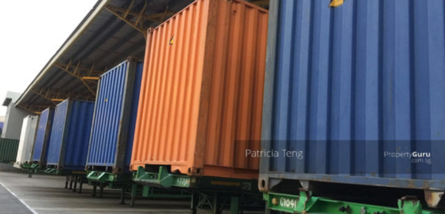 B2 Industrial Space Changi South w fitted Aircon Office Containers’ Loading Bay near Spore Expo (D17)