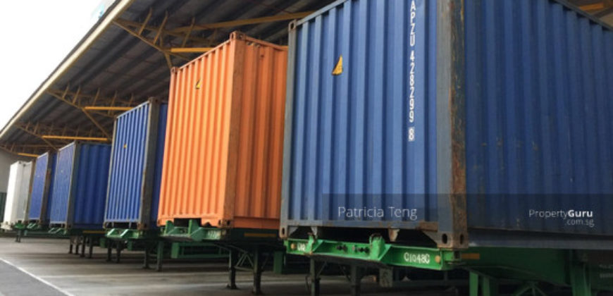 B2 Industrial Space Changi South w fitted Aircon Office Containers’ Loading Bay near Spore Expo (D17)